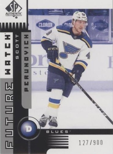 2021-22 SP Authentic - Scott Perunovich #01FW-SP
