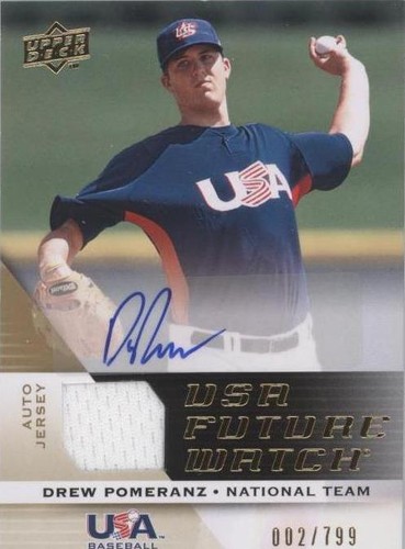 2009 Upper Deck Signature Stars - Drew Pomeranz #UFWA-13