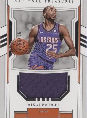 2018-19 Panini National Treasures - Mikal Bridges #RM-MKB