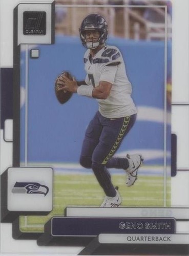 2022 Panini Clearly Donruss Geno Smith #20
