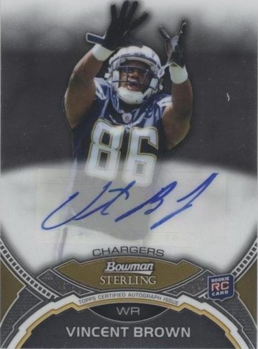 2011 Bowman Sterling Vincent Brown #BSA-VB