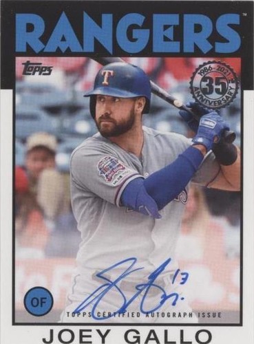 2021 Topps - Joey Gallo #86A-JG