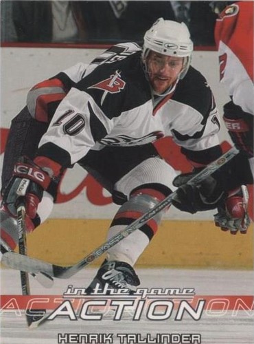 2003-04 In the Game Action - Henrik Tallinder #33