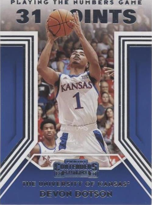 2020-21 Panini Contenders Draft Picks - Devon Dotson #1