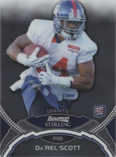 2011 Bowman Sterling Da'Rel Scott #26