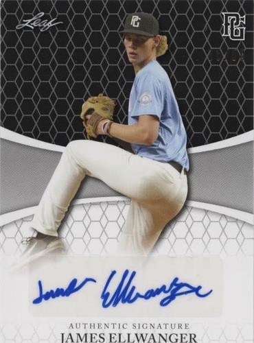 2022 Leaf Perfect Game National Showcase - James Ellwanger #BA-JE1