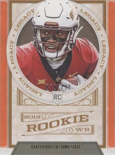 2019 Panini Legacy Hakeem Butler #169