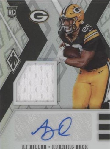 2020 Panini Phoenix A. J. Dillon #RJA-AJ