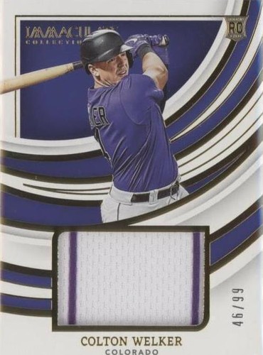 2022 Panini Immaculate Collection - Colton Welker #RRJ-WE