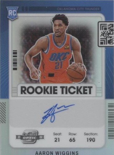 2021-22 Panini Contenders Optic - Aaron Wiggins #127