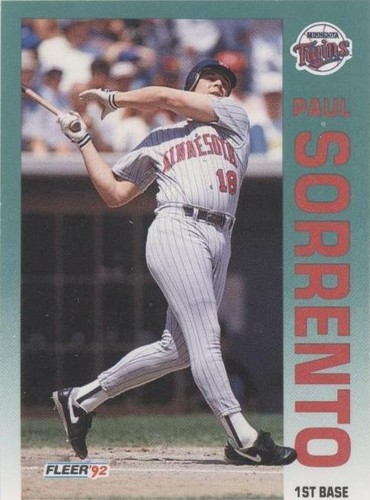1992 Fleer - Paul Sorrento #218