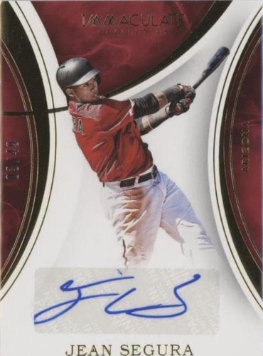 2016 Panini Immaculate Collection - Jean Segura #IA-JS