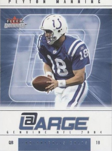 2004 Fleer Genuine Peyton Manning #7AL