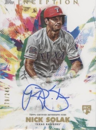 2020 Topps Inception - Nick Solak #RESA-NSO