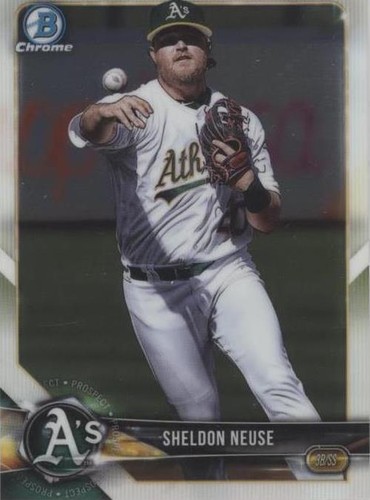 2018 Bowman Chrome - Sheldon Neuse #BCP165
