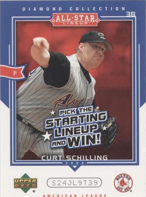 2004 Upper Deck Diamond Collection All-Star Lineup - Curt Schilling #AS-CS