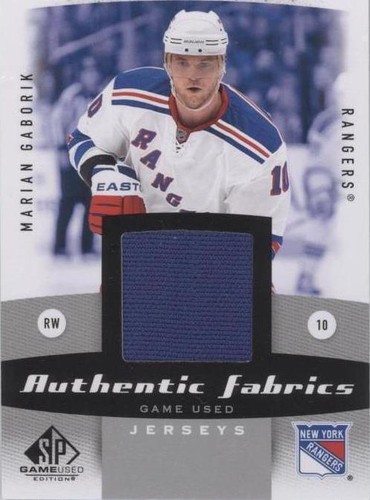 2010-11 SP Game Used Edition - Marian Gaborik #AF-GA