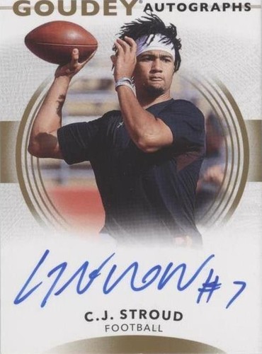 2022 Upper Deck Goodwin Champions C. J. Stroud #GA-CJ
