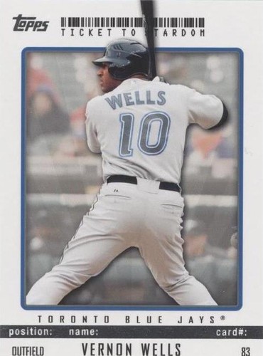 2009 Topps Ticket To Stardom - Vernon Wells #83