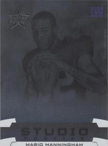 2008 Leaf Rookies & Stars Mario Manningham #SR-6