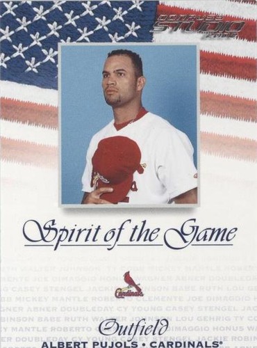 2002 Donruss Studio - Albert Pujols #SG-12