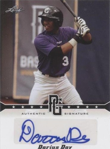 2013 Leaf Perfect Game Showcase - Darius Day #A-DD1