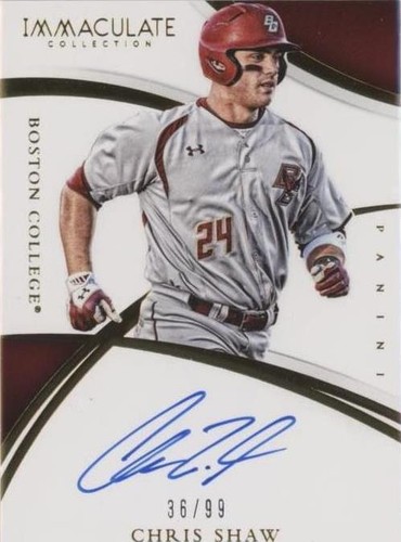 2015 Panini Immaculate Collection Collegiate - Chris Shaw #CS