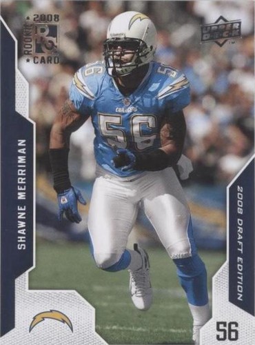 2008 Upper Deck Draft Edition Shawne Merriman #180
