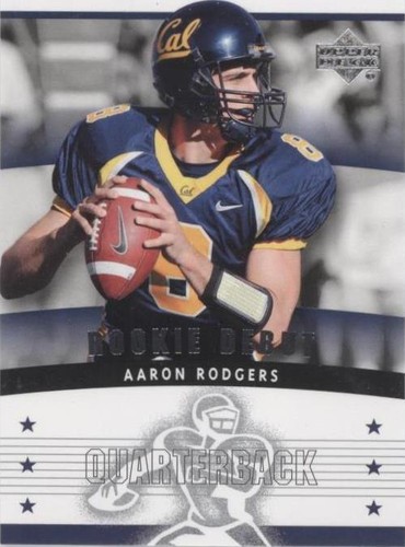 2005 Upper Deck Rookie Debut Aaron Rodgers #126
