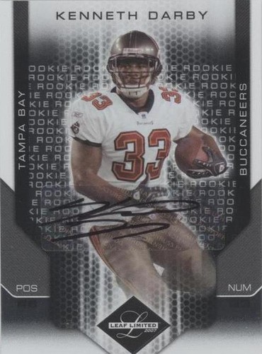 2007 Leaf Limited Kenneth Darby #287