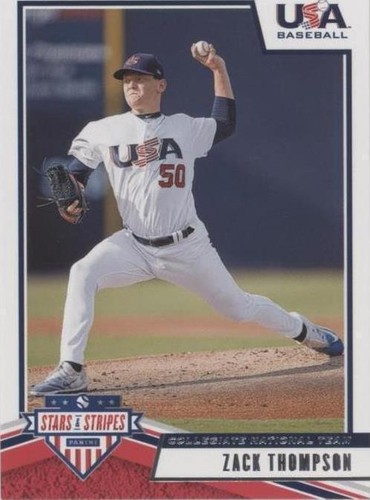 2019 Panini USA Baseball Stars & Stripes - Zack Thompson #16