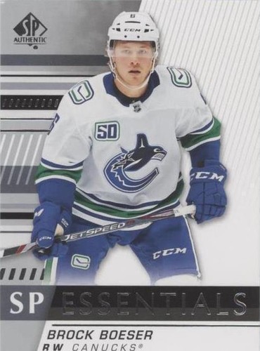 2019-20 SP Authentic - Brock Boeser #SPE-BB