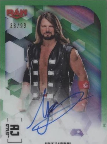 2020 Topps Chrome WWE - AJ Styles #A-AS