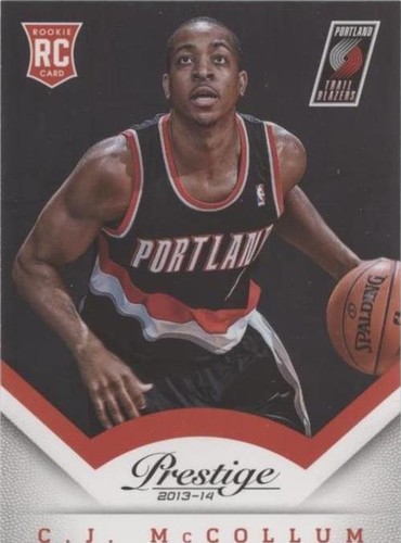 CJ MCCOLLUM 2013-14 PANINI PRESTIGE BASKETBALL ROOKIE RC