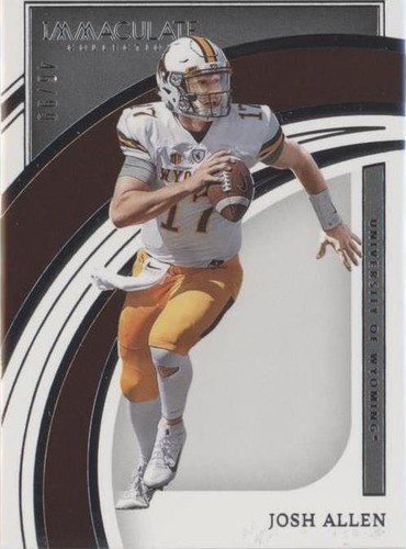 2022 Panini Immaculate Collection Collegiate Josh Allen #42