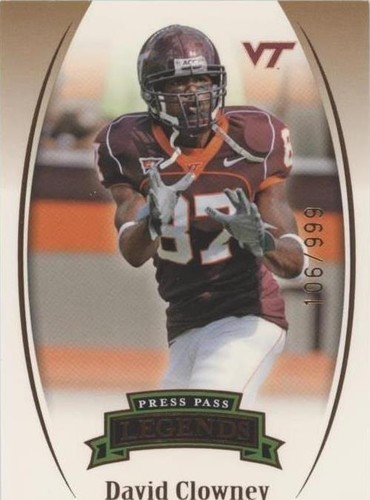 2007 Press Pass Legends David Clowney #B-64