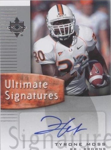 2007 Ultimate Collection Tyrone Moss #US-TM