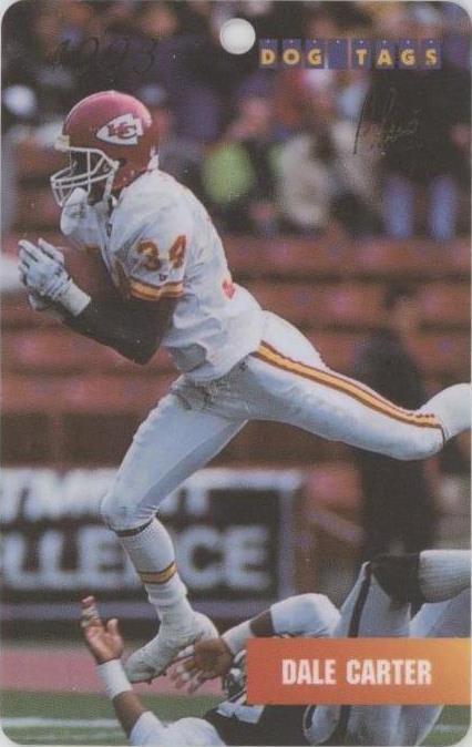 1993 Dog Tags Dale Carter #073