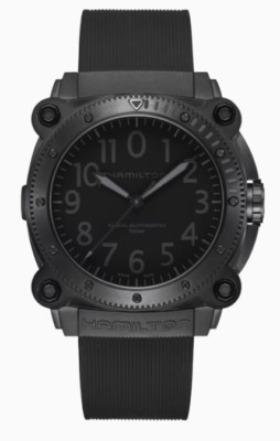 Hamilton Khaki Navy Below Zero Auto Titanium Black Dial Men's Watch H78505330
