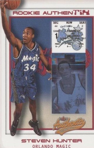 2001-02 Fleer Authentix - Steven Hunter #114
