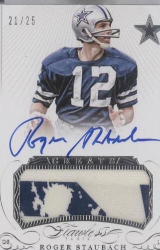 2015 Panini Flawless Roger Staubach #GPA-RS