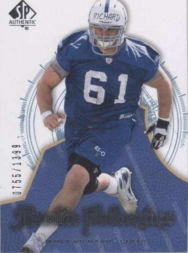 2008 SP Authentic Jamey Richard #140