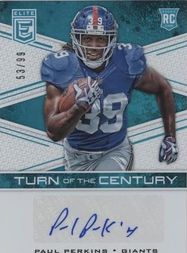2016 Donruss Elite Paul Perkins #TCA-PP