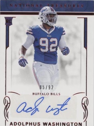 2016 Panini National Treasures Adolphus Washington #146