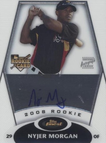2008 Topps Finest - Nyjer Morgan #157