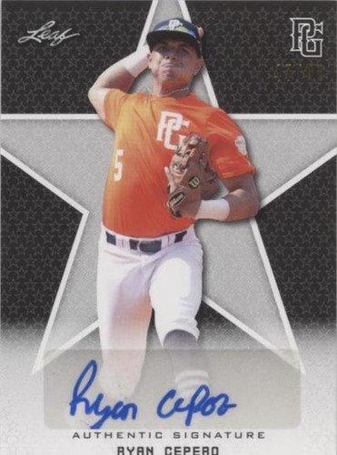 2020 Leaf Perfect Game National Showcase - Ryan Cepero #BA-RC1