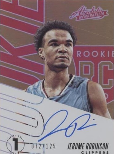 2018-19 Panini Absolute Memorabilia - Jerome Robinson #RA-JRB