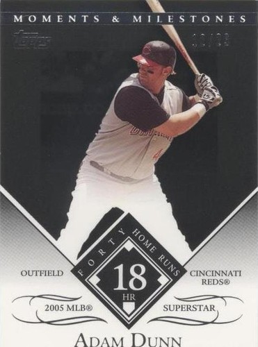 2007 Topps Moments & Milestones - Adam Dunn #120-18