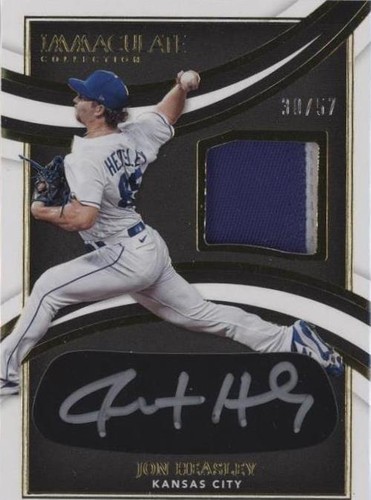 2022 Panini Immaculate Collection - Jon Heasley #IBP-JH