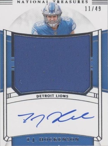 2019 Panini National Treasures T.J. Hockenson #RMS-TJ
